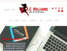 Tablet Screenshot of amycwilliams.com